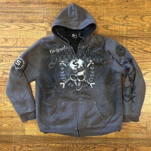 Sinister zip hoodie graphic - hoodie,