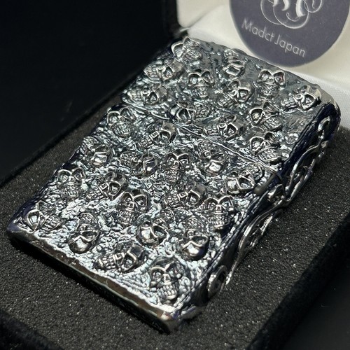 Zippo skull jacket sides - zippo, 5